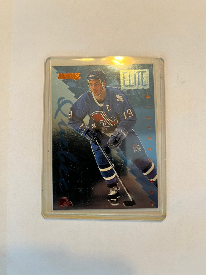 1995-96 Donruss Elite Insert Joe Sakic 2of10 /10000