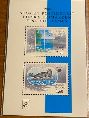 SUOMEN POSTIMERKIT 1986 VUOSILAJITELMA**