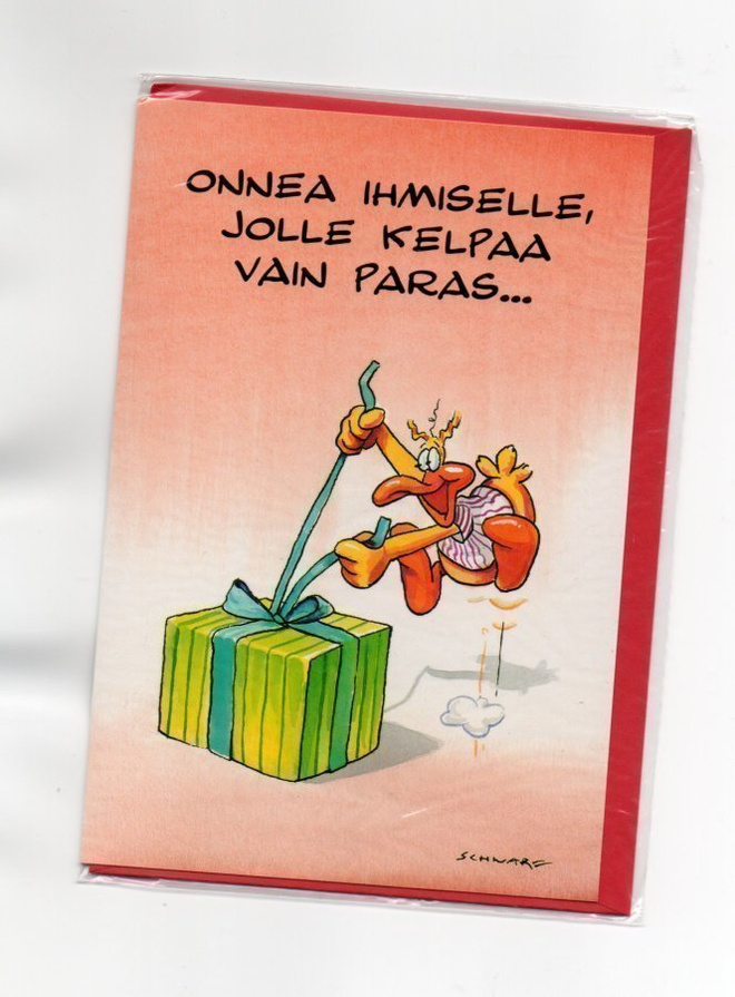 °°ONNEA...°° 2-osainen KORTTI /& Kuori