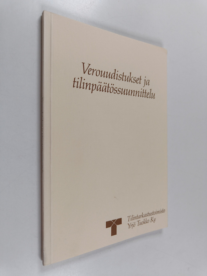 Verouudistukset ja tilinpäätössuunnittelu