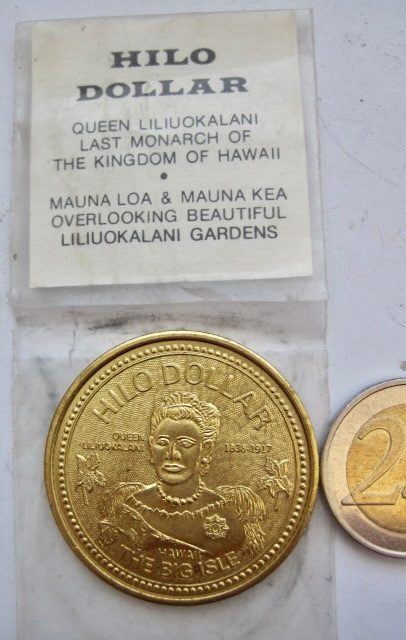 VANHA Mitali Poletti Hilo Dollar USA Hawaii 1974