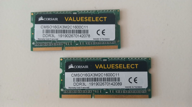 [DDR3 1600MHz 16GB SO-DIMM] Corsair ValueSelect
