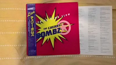 CHERRY BOMBZ: Coming Down Slow -LP JAPAN (HANOI ROCKS)