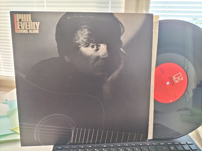 PHILL EVERLY, Living alone, LP US -79  UPEA KUNTO !!