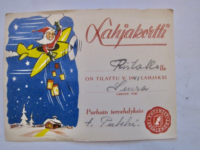 VANHA Postikortti Yhtyneet Kuvalehdet Mainos 1950