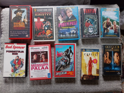 Vhs paketti 10 kpl