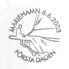 Åland 2003 ÅV 12 Pommern 100 v EP leima NELILÖ LaPe 224 - pikkukuva 2