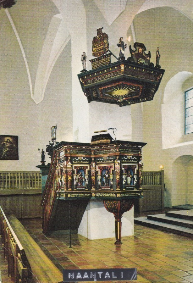 KIRKKOKORTTI - NAANTALIN KIRKKO - SISÄKUVA - 2