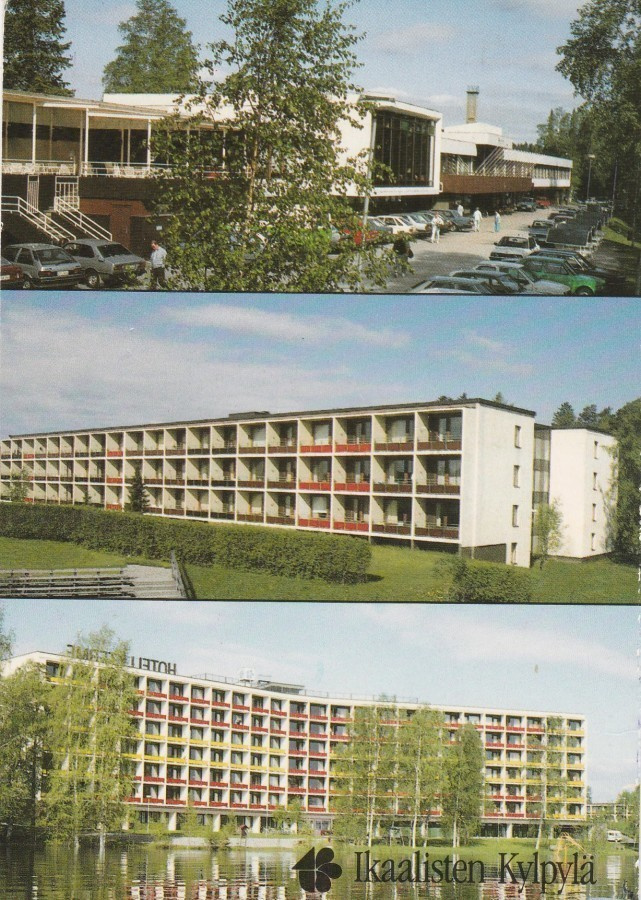 Postikortti, IKAALINEN, Terveyskylpylä, monikuvakortti