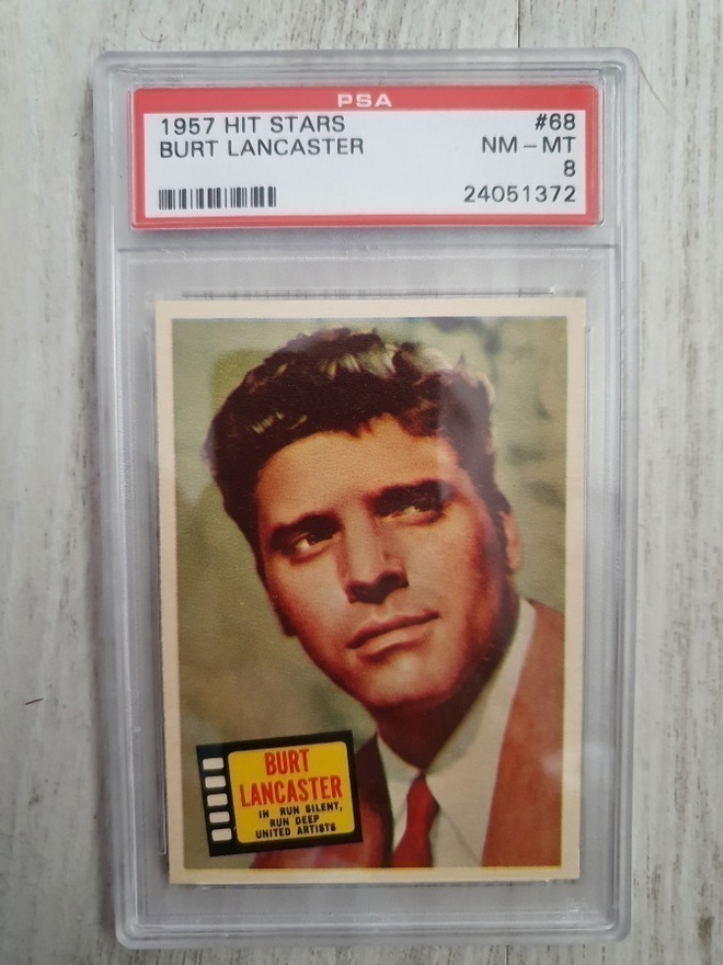 Burt Lancaster keräilykortti, PSA 8