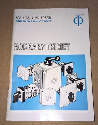 KRAUS & NAIMER NOKKAKYTKIMET MAANSÄHKÖ KIRJANEN 1985
