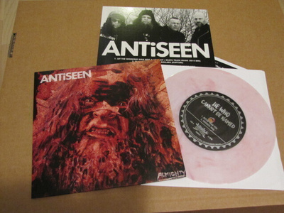 Antiseen / hewhocannotbenamed split 7 45 2016  harmaa ltd100