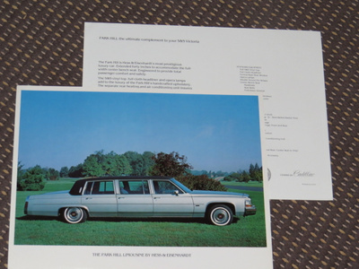 1983 Cadillac Park Hill Six-door Limousine esite - KUIN UUSI