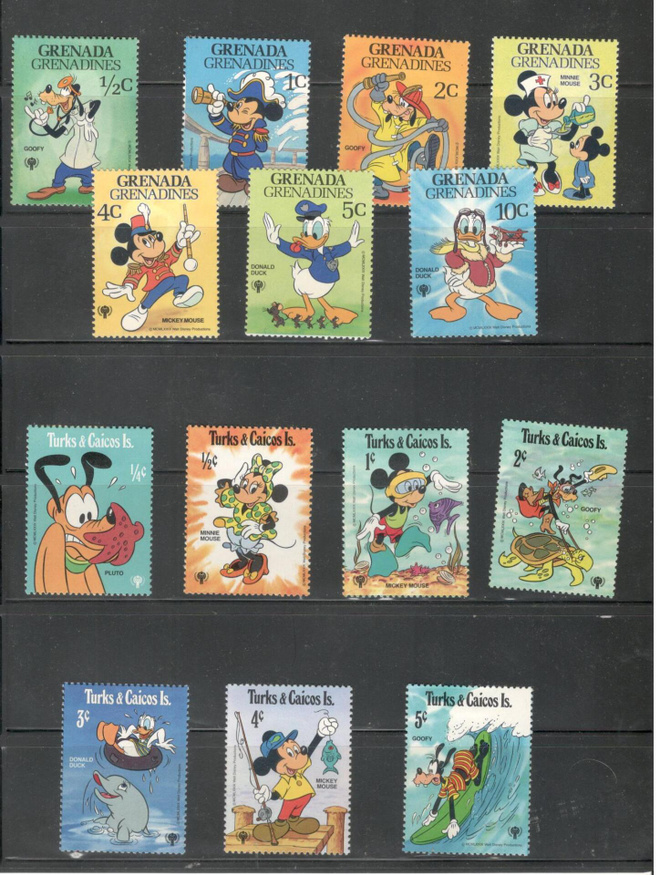 EräWalt  Disney-aihetta, Aku, Mikki, ym. 48 eril.
