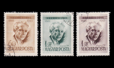 Unkari 1450-2 o Postimerkin päivä (1955)
