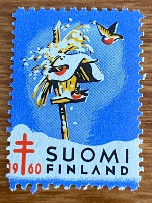 JOULUMERKKI LINTULYHDE 1960**