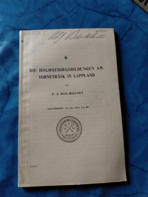 die hochgebrirbildungen am torneträsk in lappand