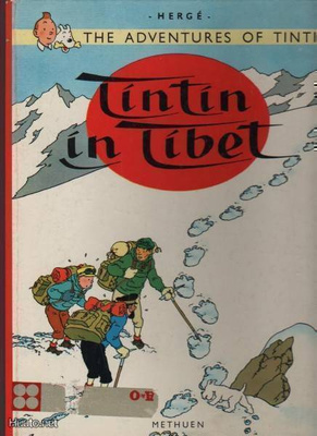 Herge: Tintin in Tibet, Methuen & Co, sid., 1970 ( ? )
