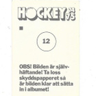 1974-75 SWE Williams #12 Milan Kuzela , Tsekkoslovakia - pikkukuva 2