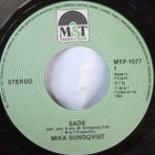 Mika Sundqvist :   Sade  -  7" - pikkukuva 2