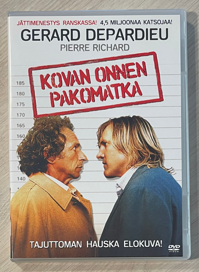 Kovan onnen pakomatka (1986) Gerard Depardieu