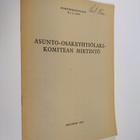 Asunto-osakeyhtiölakikomitean mietintö - pikkukuva 1