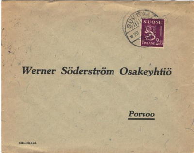 POSTILÄHETYS SUKEVA-PORVOO