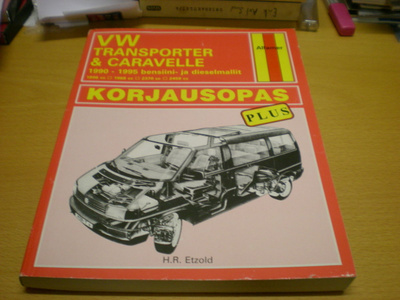 VW Transporter & Caravelle 1990-1995 bensini- ja dieselmalli