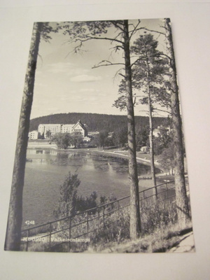 VANHA Postikortti Kuopio 1950-l Alkup.Mallikappale