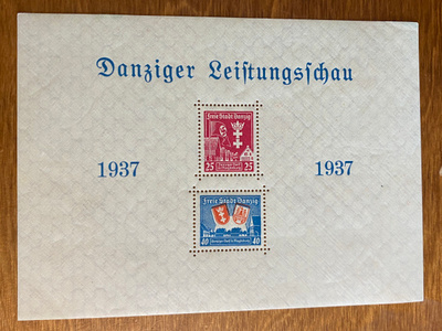 SAKSA DANZIG 1937 BL3**
