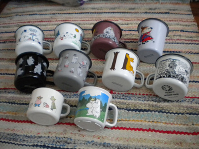 emaloitu Muumimuki Muurla 8kpl /enamal mug Moomin 8pcs