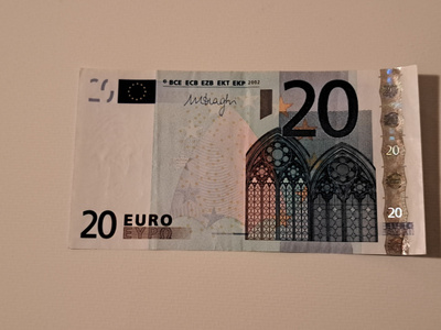 20€ seteli v. 2002, keräilijälle