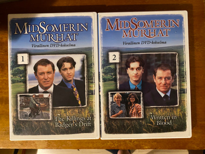 Midsomerin Murhat virallinen kokoelma 1 ja 2 DVD