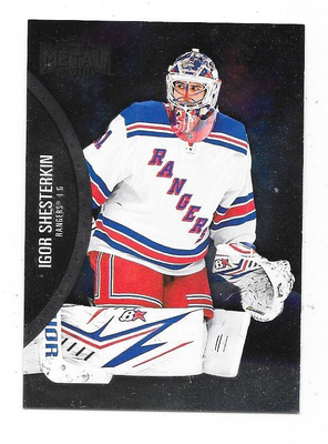 2021-22 Metal Universe #84 Igor Shesterkin , NY Rangers MV