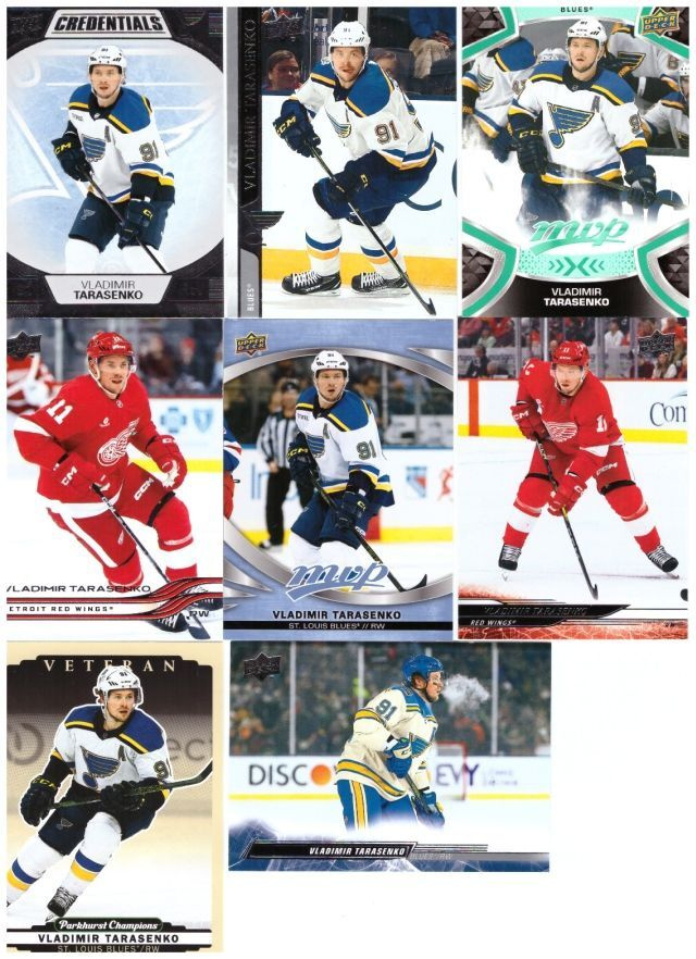 8 x VLADIMIR TARASENKO Red Wings, St. Louis Blues