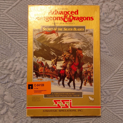 Advanced Dungeons&Dragons Secret of The Silver Blades C64