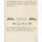 Purkkakuva Hellas Jääkiekko-sarja n:o 159 MIKKO HOLOPAINEN - pikkukuva 2