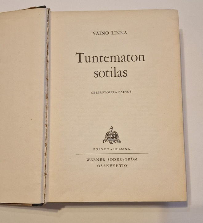 Tuntematon sotilas. 14 Painos. 1955