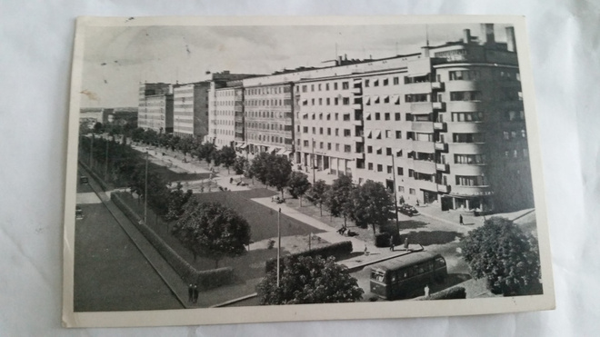 Helsinki Hesperiankatu. Kulkenut v 1951
