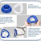 2 x 11cm CPAP-laitteen silikonimaskin kangassukka #30759 - pikkukuva 5