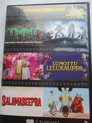 TMNT & LUMOTTU LELUKAUPPA & SALAMASEEPRA DVD