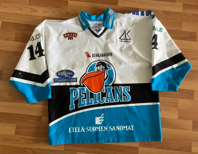 Jarkko Väänänen Pelicans Game Worn