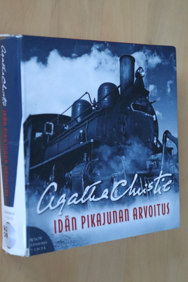 7CD äänikirja Agatha Christie Idän pikajunan arvoitus (k.po)