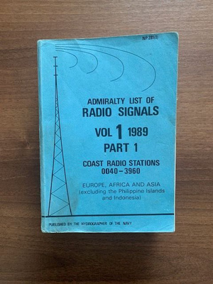 Admiralty List of Radio signal Part 1(Rannikkoradioasemia)