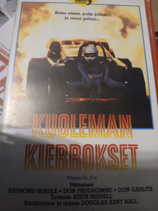 Kuoleman kierrokset vhs