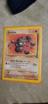 Geodude 47/62 - Fossil set card