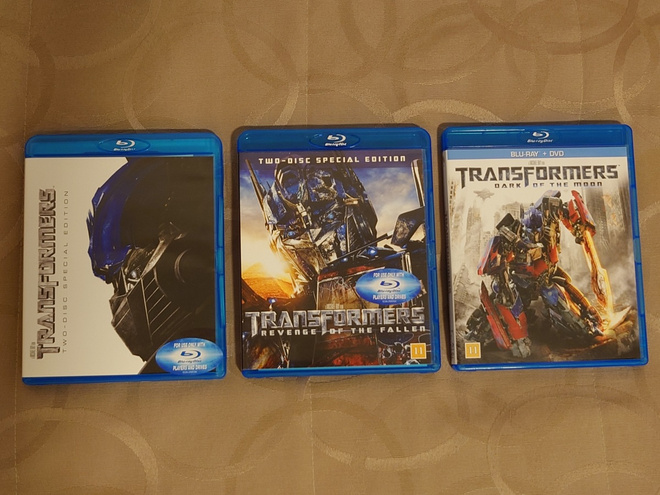 Transformers 1-3 (3 elokuvaa) (Blu-ray)