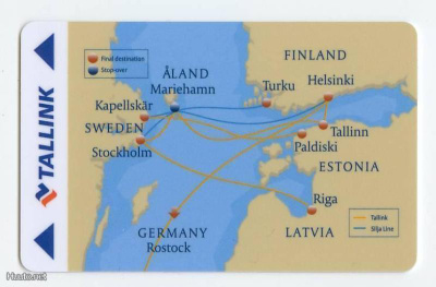 TALLINK muovinen avainkortti #434