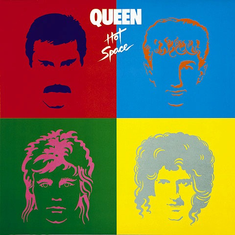 Queen (CD+1) Hot Space NEAR MINT!! Vanha painos