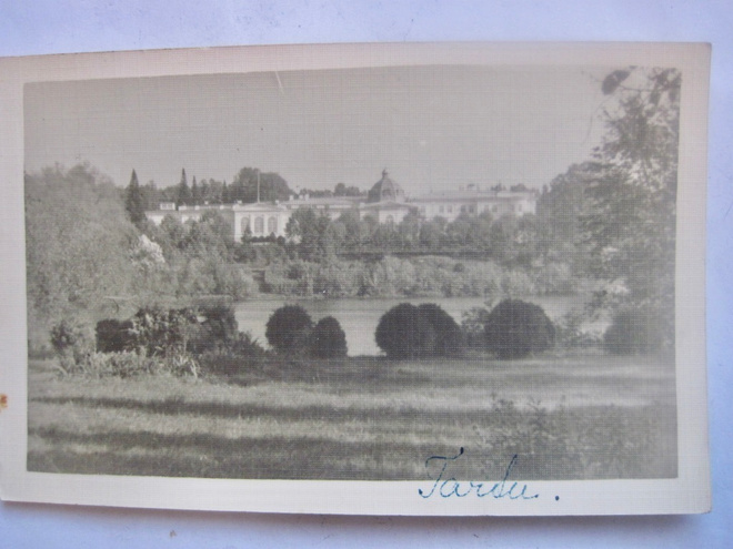 VANHA Postikortti Viro Eesti Tartu Tartto 1930-l